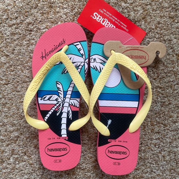 Havaianas Top Vibe Sandal 37 / 38, Porcelain Pink. NWT - Picture 1 of 6
